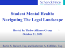 Student Mental Health: Navigating the Legal Landscape